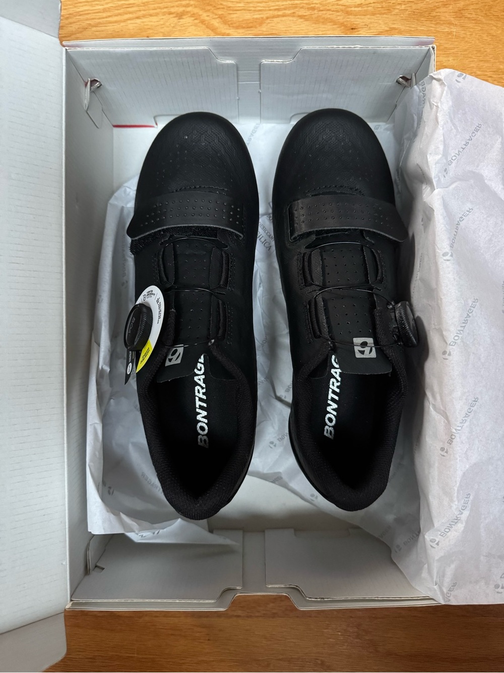 New Bontrager Circuit Black Road Cycling Shoes
